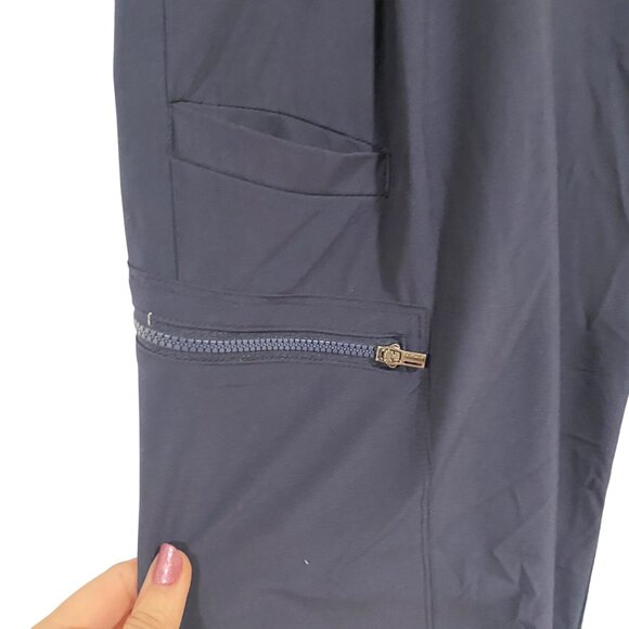 Athleta Go Far Travel Pant Navy Blue Size 8 - Picture 2 of 12
